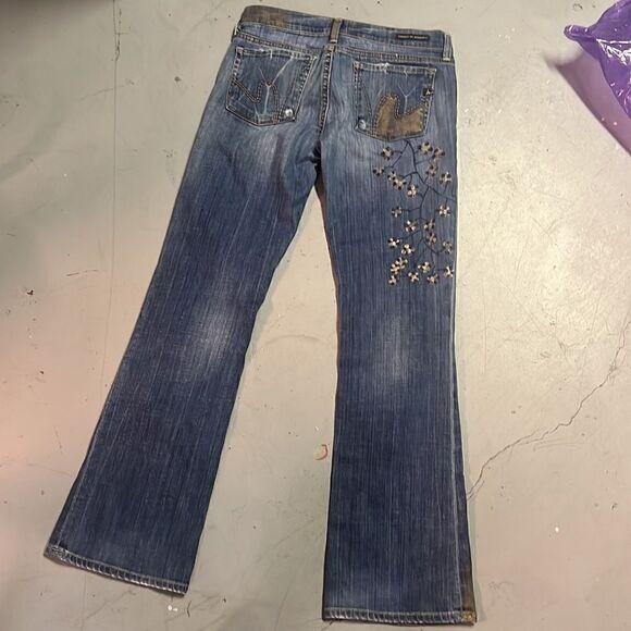 Custom Citizens of Humanity Heart Graffiti Dita Bootcut Jeans - Picture 9 of 12